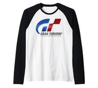 PlayStation Gran Turismo The Real Driving Simulator Logo Camiseta Manga Raglan