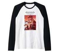 PlayStation Horizon Forbidden West Aloy and Slitherfang Camiseta Manga Raglan