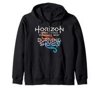 PlayStation Horizon Forbidden West Burning Shores Waves Sudadera con Capucha