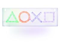 PlayStation Icons LED Neon Light - Producto oficial, luz LED decorativa montable en pared o de pie, accesorios para sala de juegos para gamers