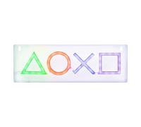 PlayStation Icons LED Neon Light - Producto oficial, luz LED decorativa montable en pared o de pie, accesorios para sala de juegos para gamers