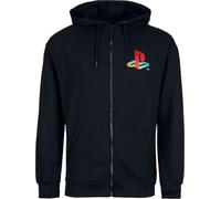Playstation Logo Hombre Capucha con Cremallera Negro XL