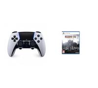 Playstation Mando Inalámbrico DualSense Edge Original Sony PS5 Botones Joysticks Ultracustomizables Perfiles Personalizados Blanco + Resident Evil Requiem PS5