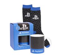 Playstation Set de Taza y Calcetines Diseño Logotipo para Niños/Niñas (NS6658)