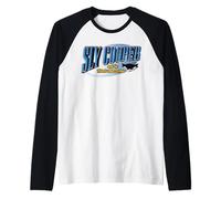 PlayStation Sly Cooper and The Thievius Raccoonus Sly Mask Camiseta Manga Raglan
