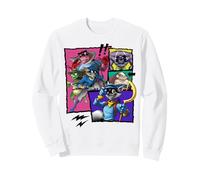 PlayStation Sly Cooper Bentley and Murray Action Panels Sudadera