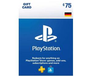 PLAYSTATION STORE GIFT CARD - 75 EUR (Germany)