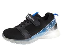 Playstation Zapatillas Deportivas iluminadas Sony niños, Calzado Deportivo con Luces Intermitentes para Jugadores, Negro, 29 EU