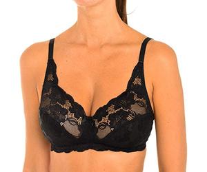 Playtex Bra Essential Elegance Wireless X1, Bra, Mujer, Negro (Black), 95B