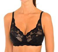 Playtex Bra Essential Elegance Wireless X1, Bra, Mujer, Negro (Black), 95D