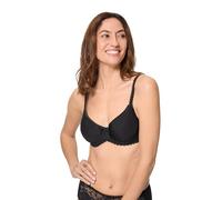 Playtex Bra Flower Elegance Spacer Underwire, Bra, Mujer, Negro (Black), 105C
