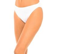Playtex Braga Bikini Essential Cotton Mujer x2, Blanco, S