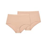 Playtex Brief Woman Maxi Organic Cotton Ultra-Comfort x2, Beige (Skin), M