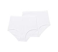 Playtex Braga Maxi Algodón Bio, Brief, Mujer, Blanco (White), 4XL