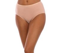Playtex Braga Midi Algodón Pack de 2, Brief, Mujer, Beige (Skin), L