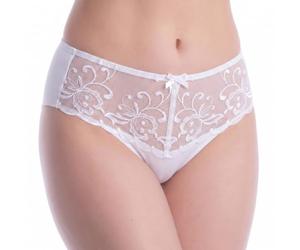 Playtex Braguita Midi Essential Elegance Embroidery Bordado Cómodo Mujer x1 | Tul bordado, lazo de satén y cobertura envolvente para combinar elegancia, suavidad y comodidad cotidiana