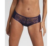 PLAYTEX Braguita tipo culote midi Essential Elegance con elegante bordado. Color Azul Marino