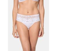 PLAYTEX Braguita tipo culote midi Flower Elegance. Color Blanco