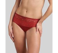 PLAYTEX Braguita tipo culote midi Flower Elegance. Color Rojo terciopelo