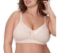Playtex Brasier de Camiseta sin Varillas de 18 Horas para Mujer, Suave y Sedoso, Comodidad Fresca y Soporte 360, Sandshell, 44D