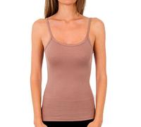 Playtex Camiseta tirantes finos sin costuras para Mujer Beige (Piel), S