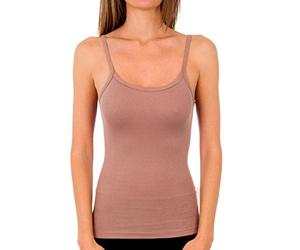 Playtex Camiseta tirantes finos sin costuras para Mujer Beige (Piel), S