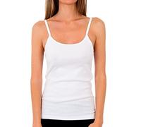 Playtex Camiseta tirantes finos sin costuras para Mujer Blanco, M