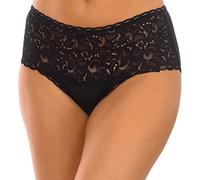Playtex Classic Lace Support Recycled Midi Brief X1, Brief, Mujer, Negro (Black), L