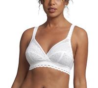 Playtex Classic Lace Support Recycled Soft Cup Bra X1, Bra, Mujer, Blanco (White), 90B