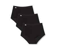 Playtex Coton Stretch X3, Brief, Mujer, Negro (Black), 4XL