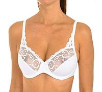 Playtex Bra Woman Essential Elegance Embroidery Underwire Bra x1, Blanco (White), 90C