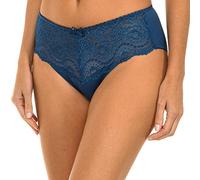 Playtex Ladies Flower Elegance Midi Lace Brief P04RA Navy Blue Small
