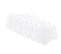 Playtex Lot de Culottes Maxi Coton Stretch, Braga Maxi, Mujer, Blanco, M
