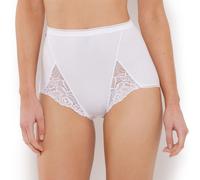 PLAYTEX Lote de 2 bragas maxi de algodón y encaje. Color Blanco