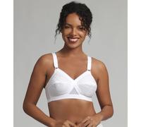 PLAYTEX Lote de 2 sujetadores sin aros de escote cruzado. Color blanco