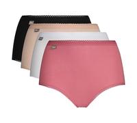 Playtex Lote de Braguitas Maxi Cotton Stretch cómodas e Invisibles para Mujer x4