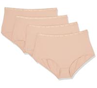 Playtex Maxi Organic Cotton Ultra-comfort X4, Brief, Mujer, Beige (Skin), M