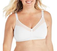 Playtex Minimizador de alisado de 18 Horas para Mujer sin Varillas Sujetador Reductor, Opaco, Blanco, 110E