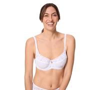 Playtex New Flower Elegance Balconette, Bra, Mujer, Blanco (White), 100C