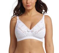 Playtex New Flower Elegance Non Wire, Bra, Mujer, Blanco (White), 100C