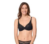Playtex New Flower Elegance Underwired, Bra, Mujer, Negro (Black), 100E
