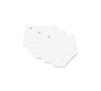 Playtex Pack bragas altas de algodón elástico cómodo, invisible y femenino Mujer x3, Blanco, 6XL