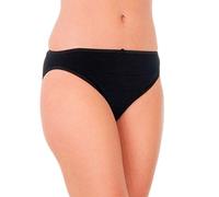 Playtex Pack de 2 bragas bikini de algodón elástico sin costuras laterales Mujer x2 Negro S