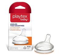 Playtex - Pezón en ángulo, flujo medio, 2 unidades