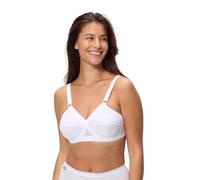 Playtex Bra Woman Cross Your Heart Non-Wire Bra x1, Blanco (White), 80C