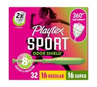 Playtex Sport Fresh Balance Tampons, Regular and Super Scented, 32 Count by Playtex