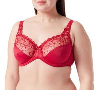 Playtex Sujetador de microfibra con aros Essential Elegance Embroidery Mujer x1, Rojo, 80D