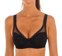 Playtex Sujetador de sujeción Con Aros y encaje Reciclado Mujer x1, Negro, 85B