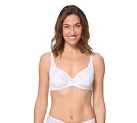Playtex Sujetador Microfibra Flower Elegance, Bra, Mujer, Blanco (White), 90D