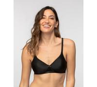 Playtex Micro Support Satin Wire-free Bra X1, Bra, Mujer, Negro (Black), 110B